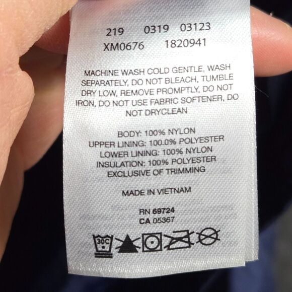 NWT Columbia Men's Glennaker II Jacket Navy Blue Large Sherpa Lined - Picture 4 of 9